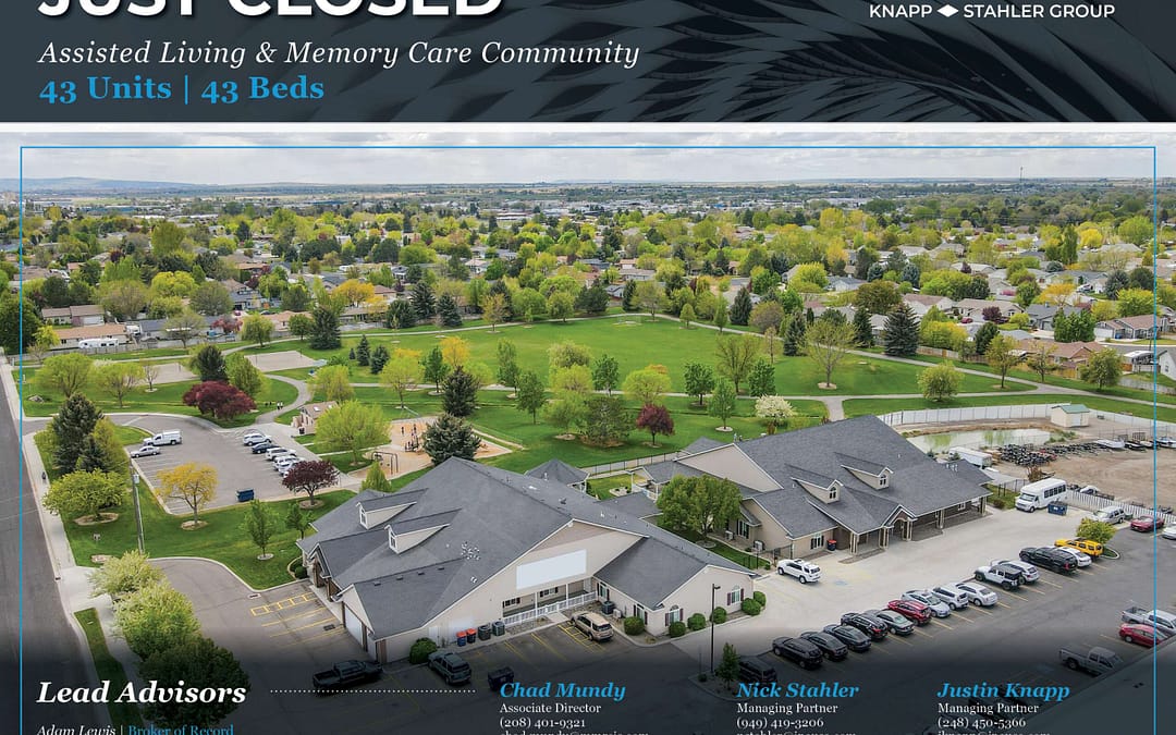 JUST CLOSED! 43-Unit Assisted Living & Memory Care Community