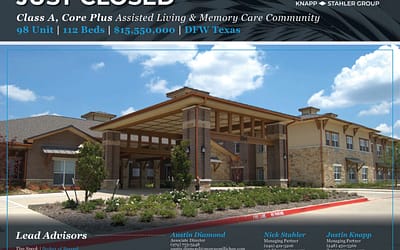 JUST CLOSED! Class A, Core + Assisted Living and Memory care community in the DFW MSA!