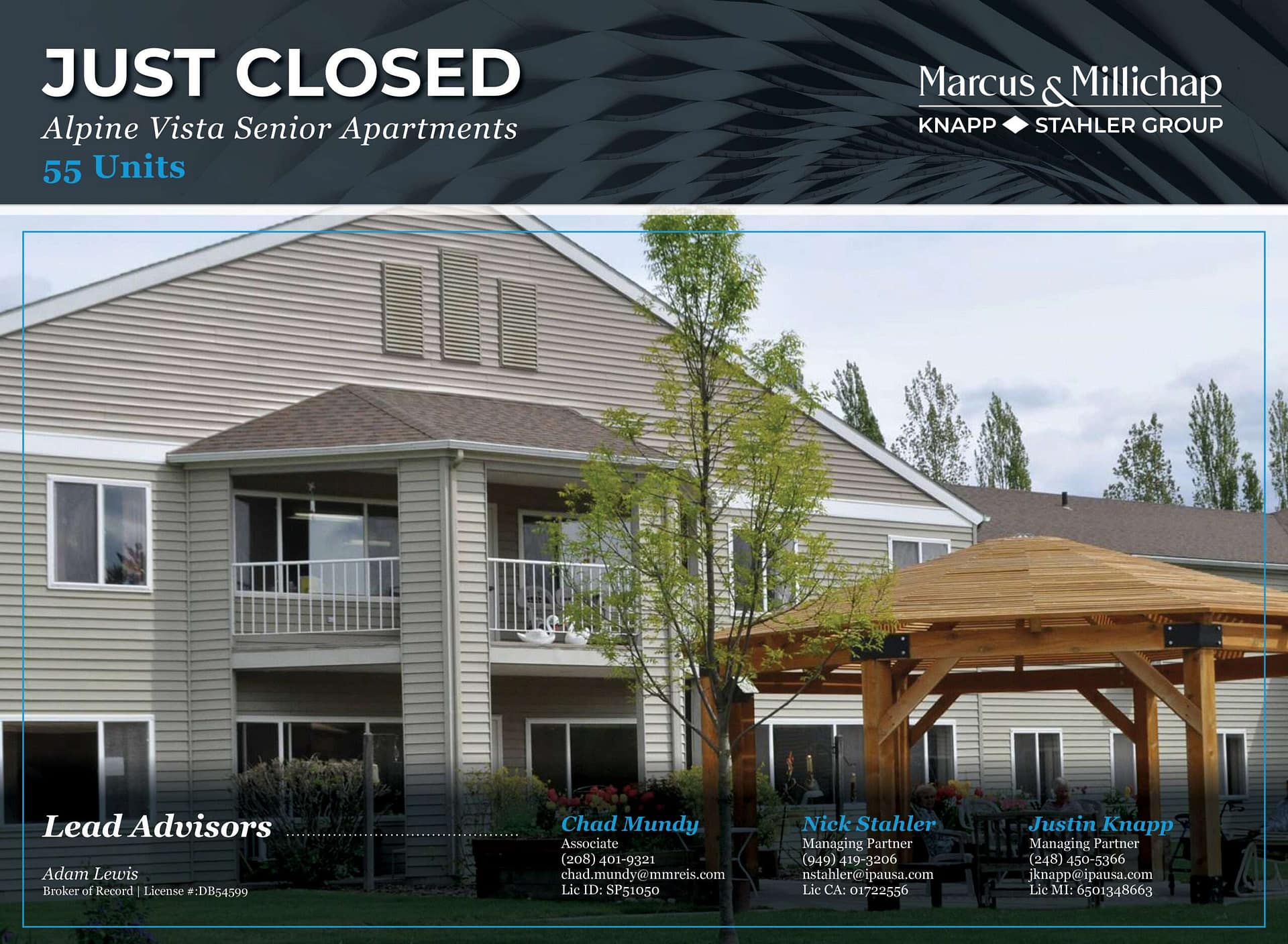 CLOSED! Alpine Vista Senior Apartments - Knapp-Stahler Group